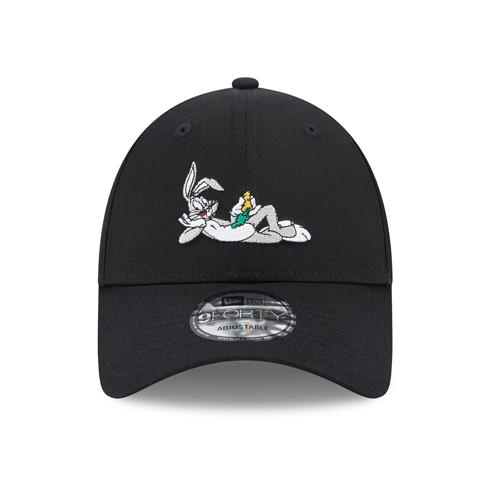 New Era 9FORTY Bugs Bunny Baseball Cap - Looney Tunes II - Schwarz