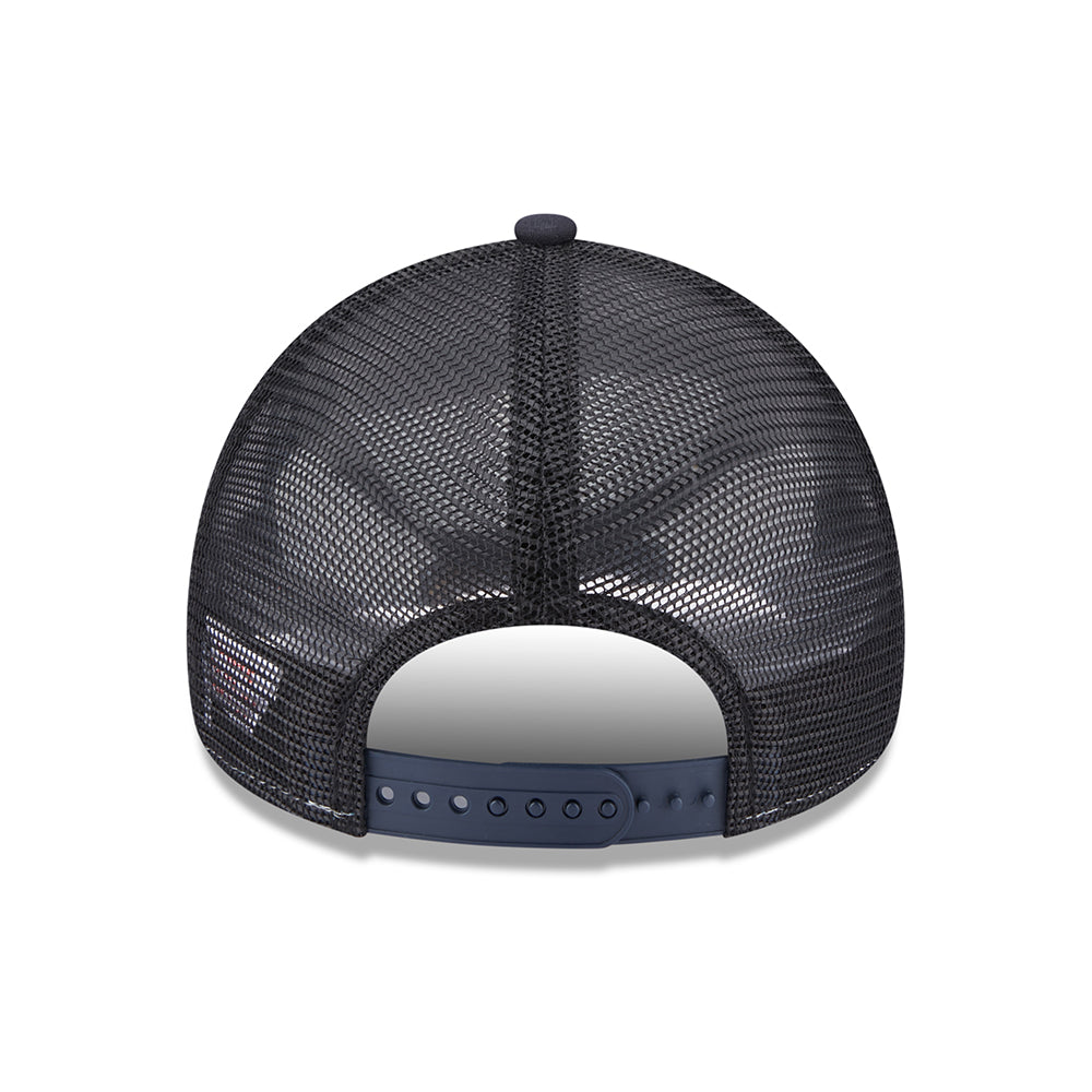 New Era A-Frame Los Angeles Trucker Cap - License Plate - Marineblau