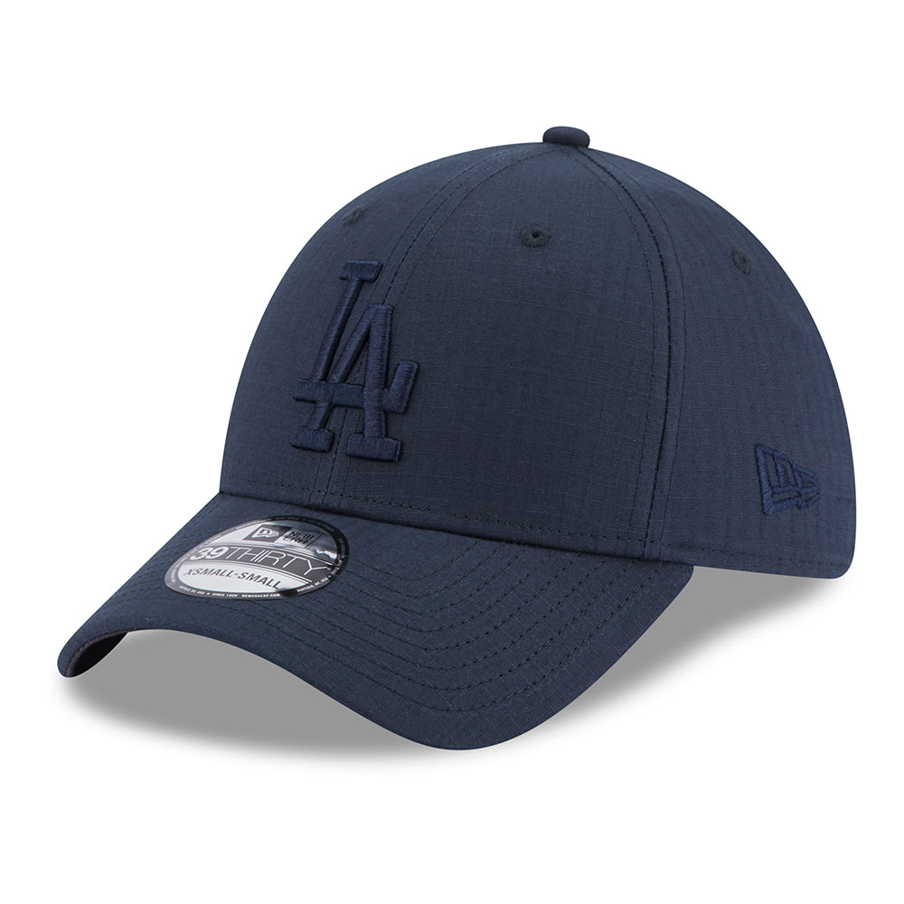 New Era 39THIRTY L.A. Dodgers Baseball Cap - MLB Ripstop - Marineblau auf Marineblau
