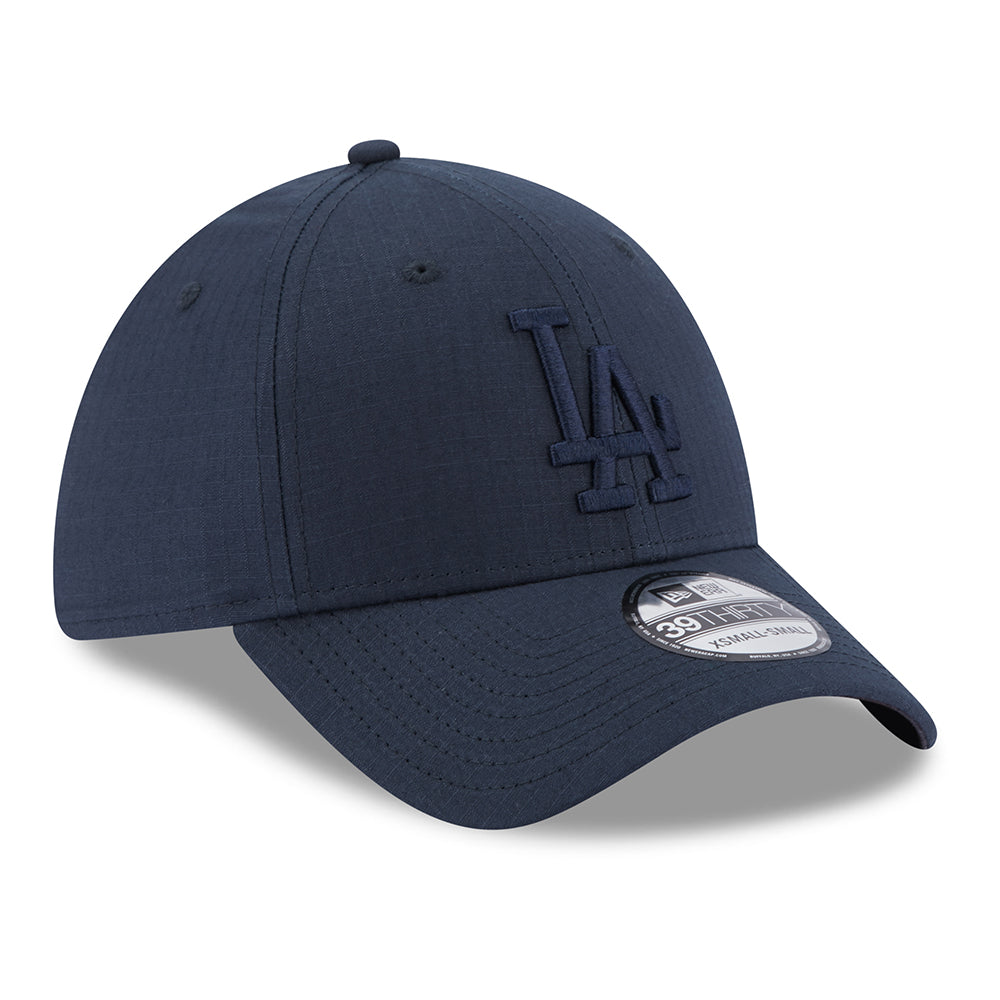 New Era 39THIRTY L.A. Dodgers Baseball Cap - MLB Ripstop - Marineblau auf Marineblau