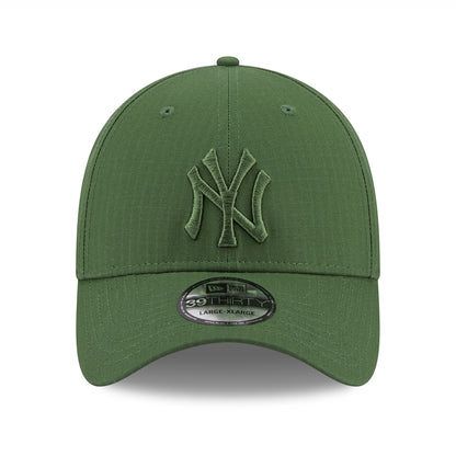 New Era 39THIRTY New York Yankees Baseball Cap - MLB Ripstop - Olivgrün auf Olivgrün
