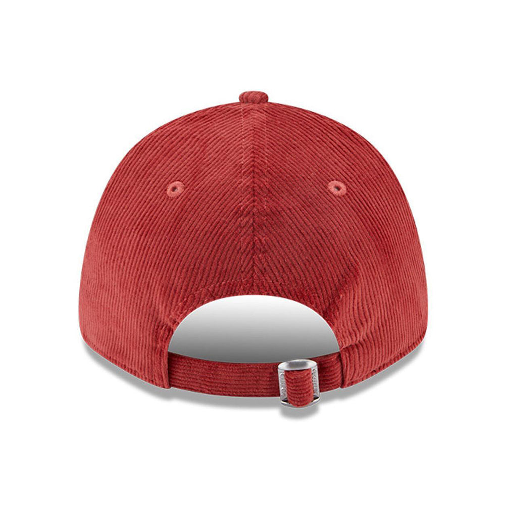 New Era 9FORTY Eagle Baseball Cap - NE Cord - Verwaschenes Rot
