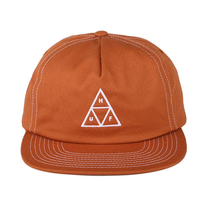 HUF Triple Triangle Unstrukturierte Snapback Cap - Kamel-Weiß