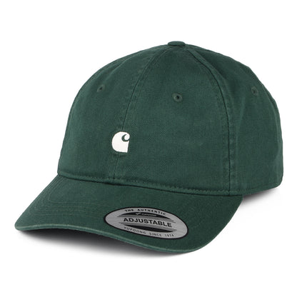 Carhartt WIP Madison Logo Baseball Cap - Waldgrün-Cremeweiß