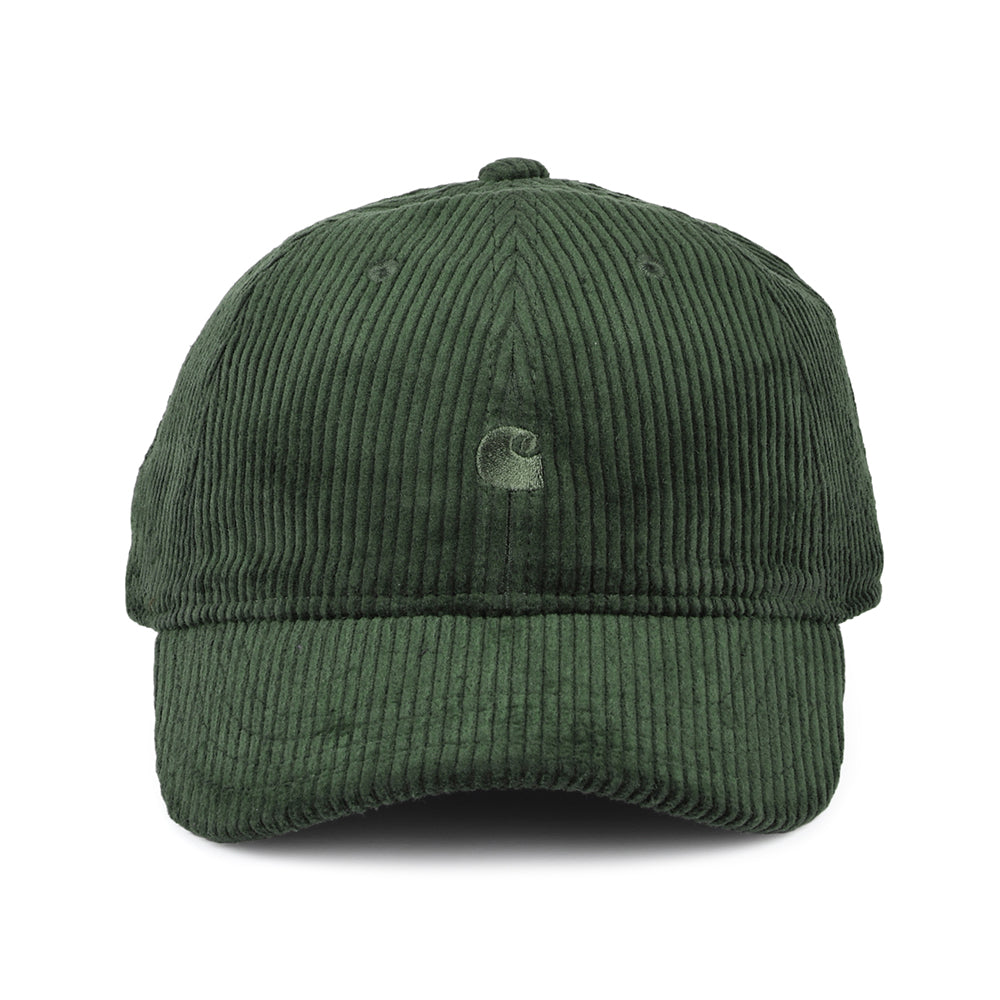 Carhartt WIP Harlem Kord Baseball Cap - Olivgrün