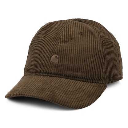 Carhartt WIP Harlem Kord Baseball Cap - Tiefbraun