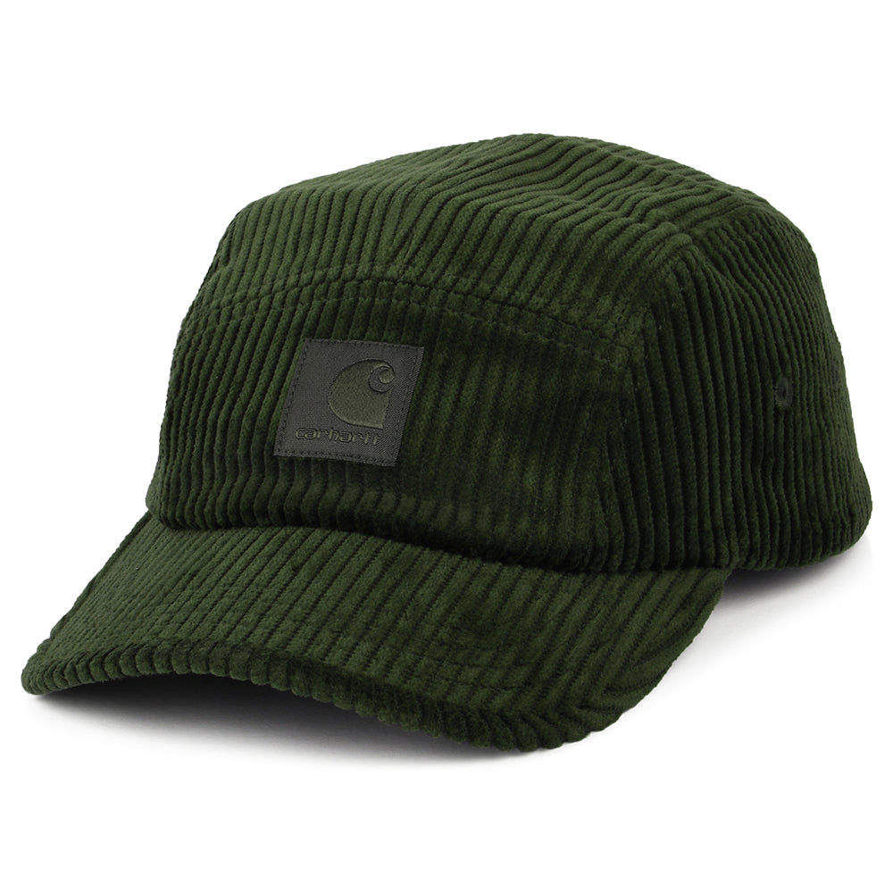 Carhartt WIP Erie Jumbo Cord 5 Paneelen Cap - Olivgrün