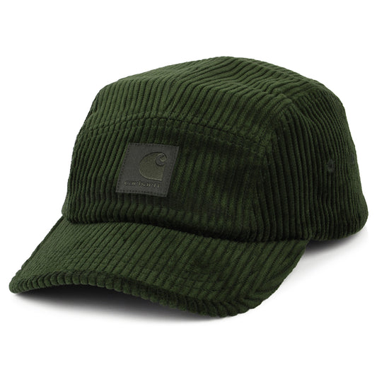 Carhartt WIP Erie Jumbo Cord 5 Paneelen Cap - Olivgrün