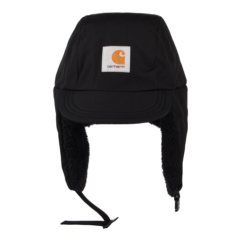 Carhartt WIP Alberta Baseball Cap mit Ohrenklappen - Schwarz