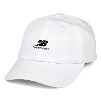 New Balance NB Seasonal Classic Baseball Cap aus gewaschener Baumwolle - Weiß