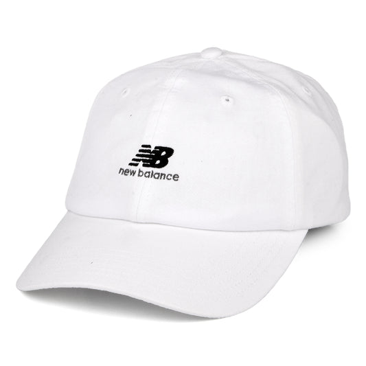 New Balance NB Seasonal Classic Baseball Cap aus gewaschener Baumwolle - Weiß
