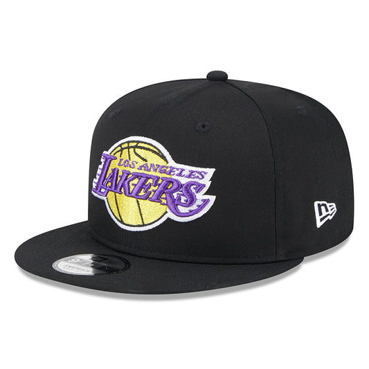 New Era Unisex 9FIFTY L.A. Lakers Snapback Cap - NBA Metallic Arch - Schwarz