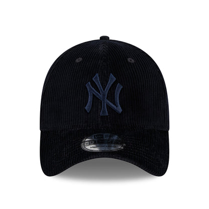 New Era 39THIRTY New York Yankees Baseball Cap - MLB Wide Cord - Marineblau auf Marineblau