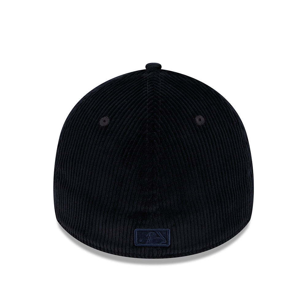 New Era 39THIRTY New York Yankees Baseball Cap - MLB Wide Cord - Marineblau auf Marineblau