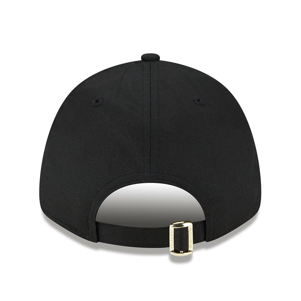 New Era 9FORTY Chicago Bulls Baseball Cap - NBA Pin - Schwarz