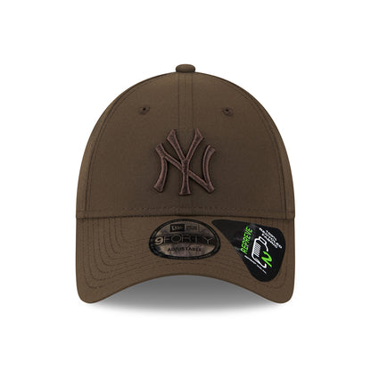 New Era 9FORTY New York Yankees Baseball Cap - MLB Repreve Outline - Braun