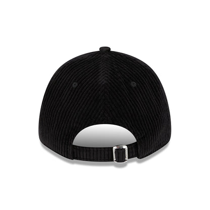 New Era 9FORTY New York Yankees Baseball Cap MLB Wide Cord - Schwarz-Grau