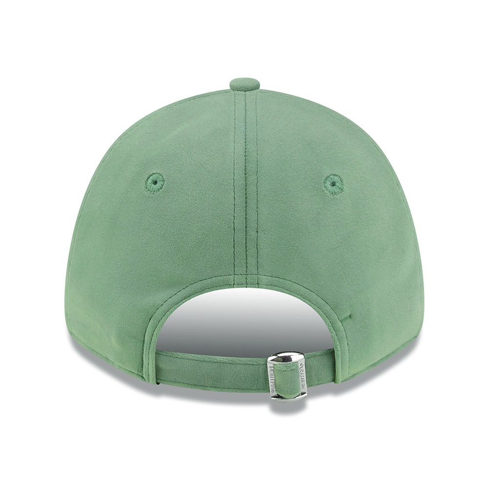 New Era Damen 9FORTY New York Yankees Baseball Cap - MLB Velour - Jadegrün