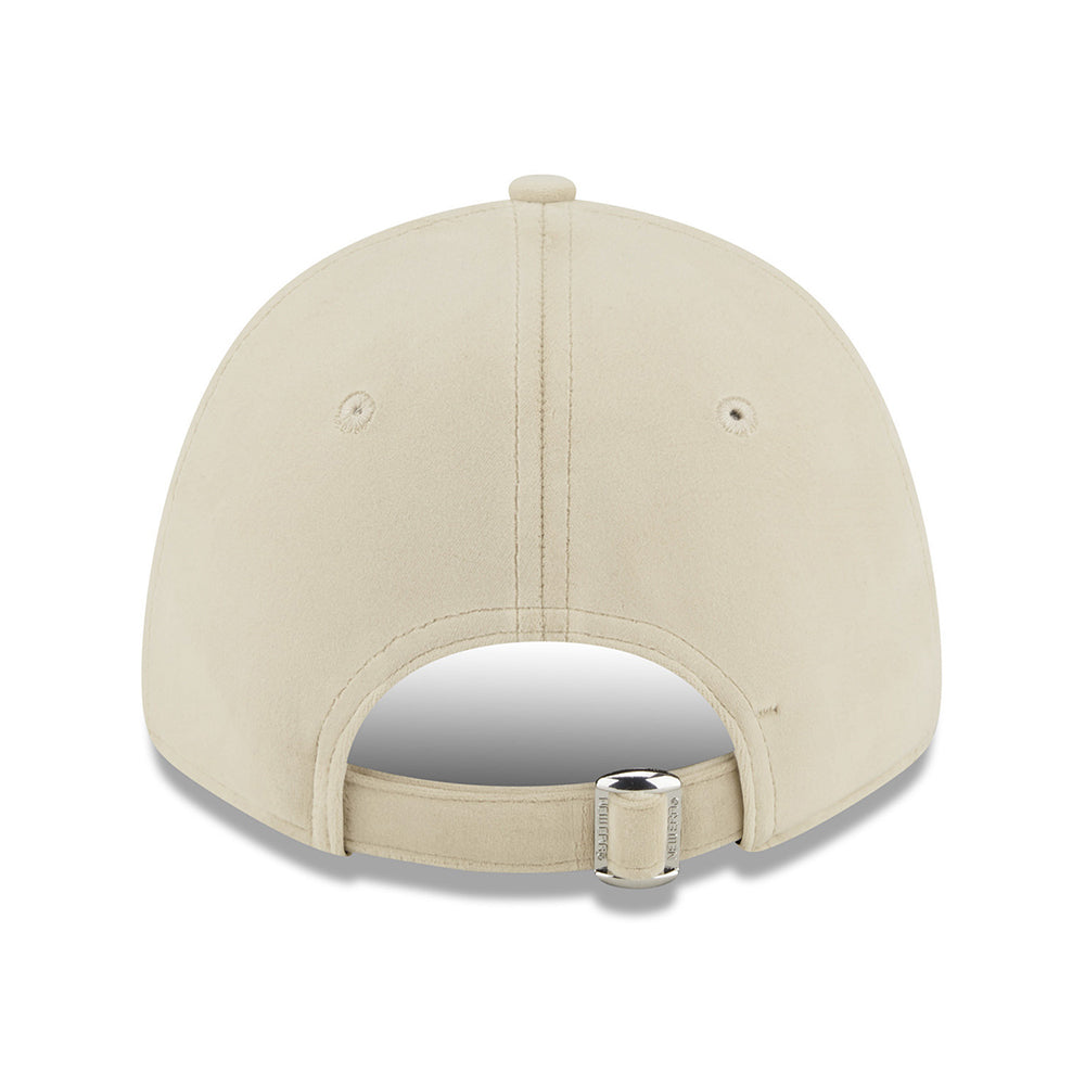New Era Damen 9FORTY New York Yankees Baseball Cap - MLB Velour - Steingrau