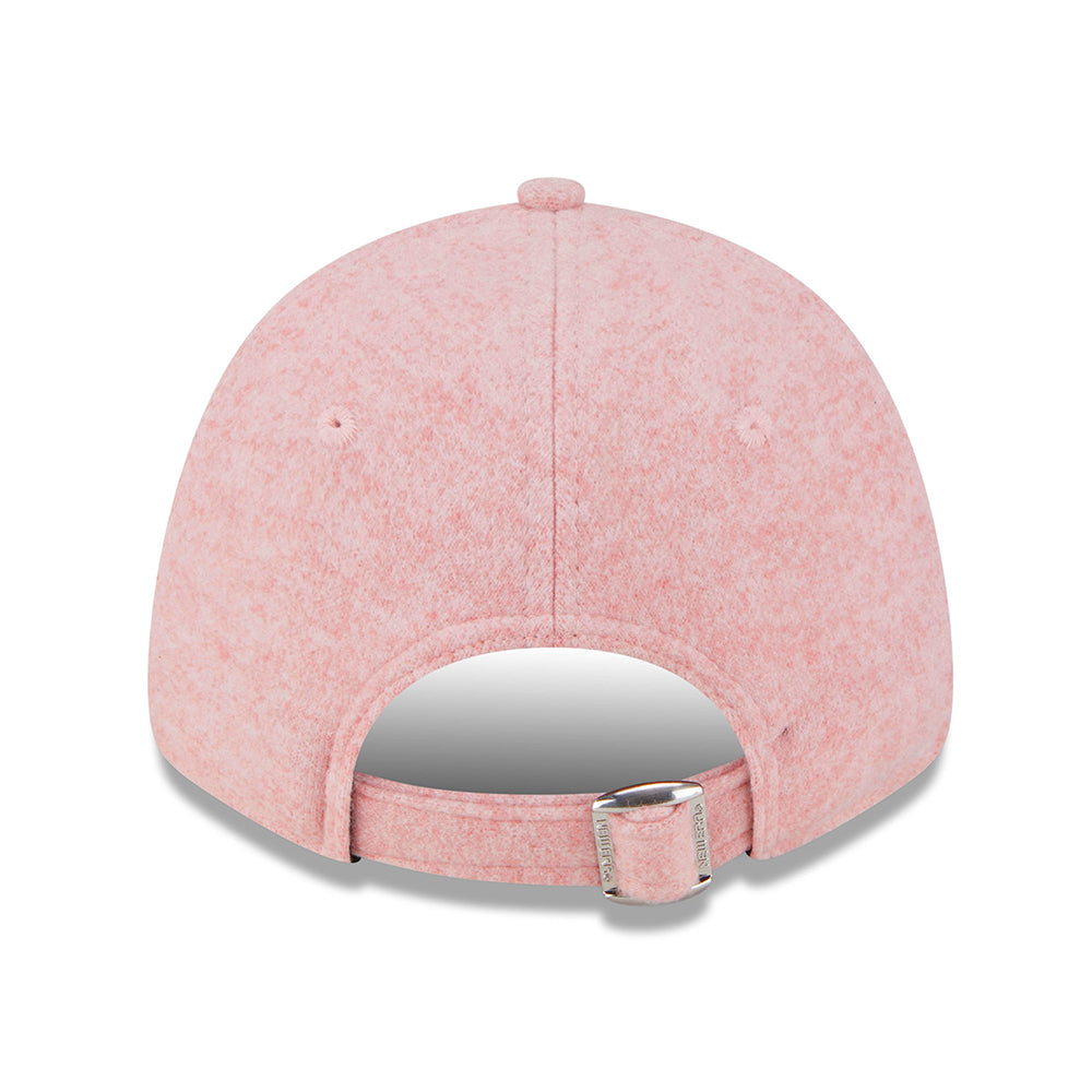 New Era Damen 9FORTY New York Yankees Baseball Cap - MLB Wool - Pink-Weiß