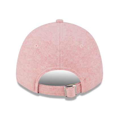 New Era Damen 9FORTY New York Yankees Baseball Cap - MLB Wool - Pink-Weiß