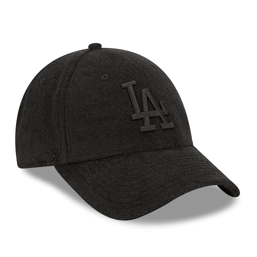 New Era 9FORTY L.A. Dodgers Baseball Cap - MLB Towelling - Schwarz