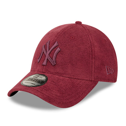 New Era 9FORTY New York Yankees Baseball Cap - MLB Towelling - Kastanienbraun