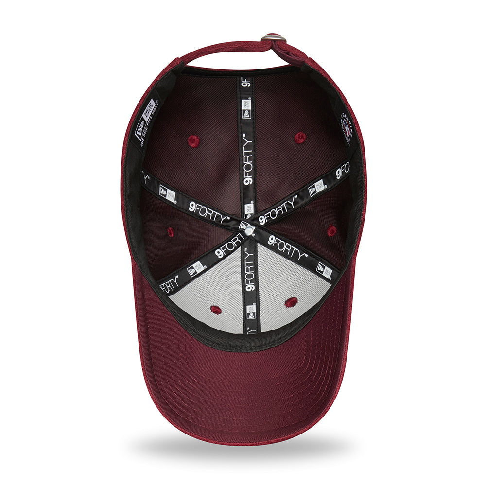 New Era 9FORTY New York Yankees Baseball Cap - MLB Towelling - Kastanienbraun