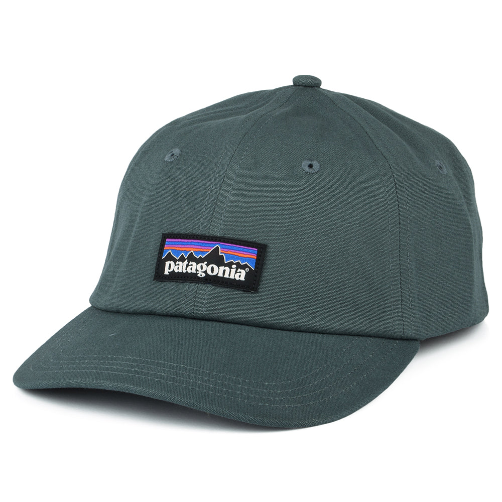 Patagonia P-6 Label Trad Baseball Cap aus organischer Baumwolle - Helles Waldgrün