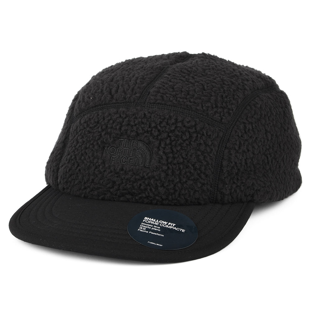 The North Face Wasserabweisender Fleece 5 Paneelen Cap mit Ohrenklappen - Schwarz