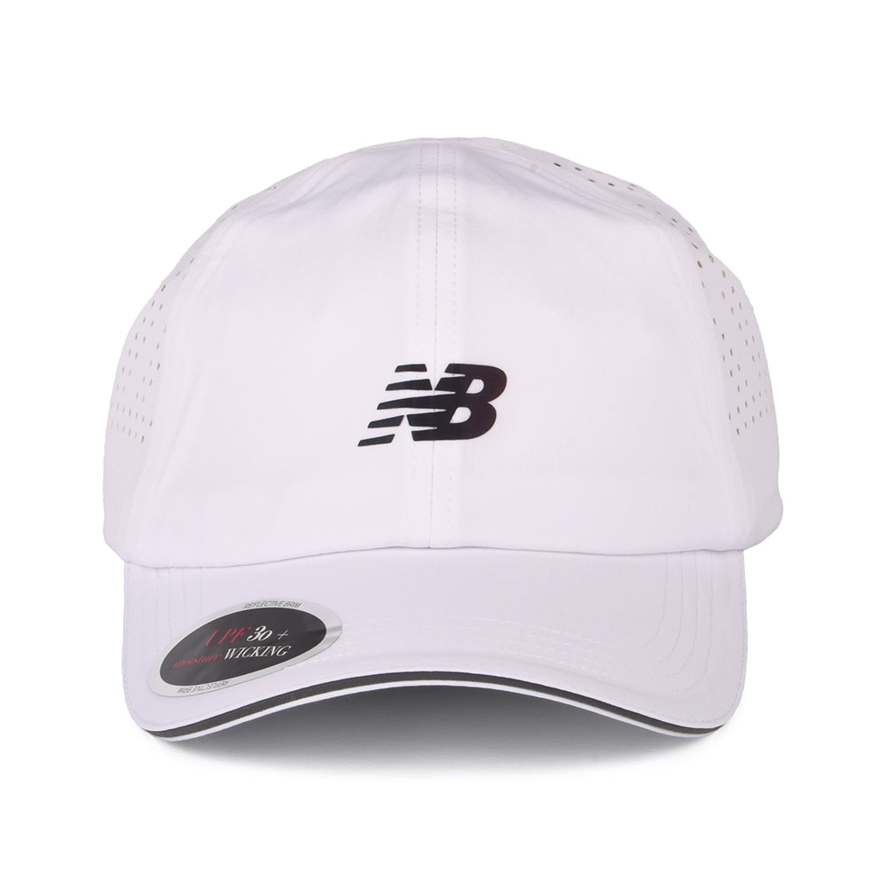New Balance Laser Performance Running Baseball Cap - Weiß