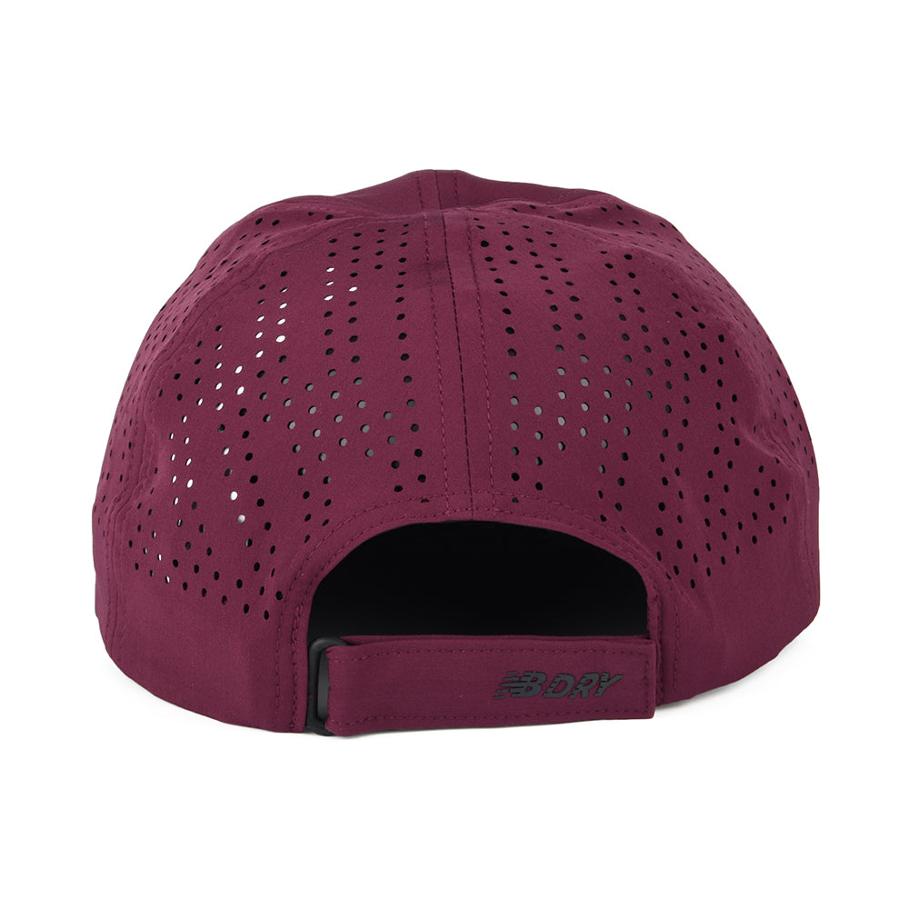 New Balance Laser Performance Running Baseball Cap - Burgunderrot