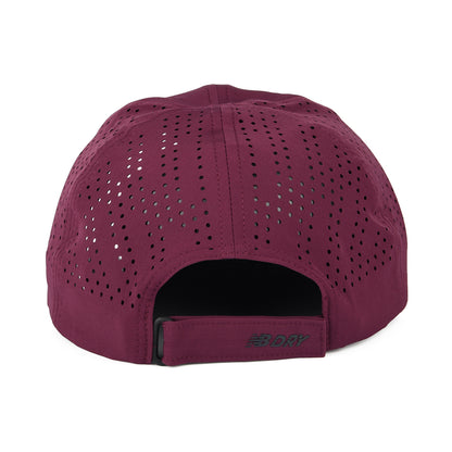 New Balance Laser Performance Running Baseball Cap - Burgunderrot