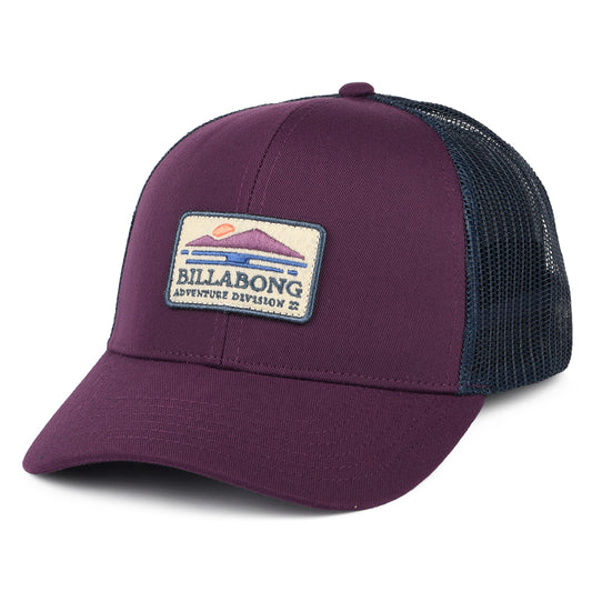Billabong Walled ADIV Trucker Cap - Weinrot-Marineblau