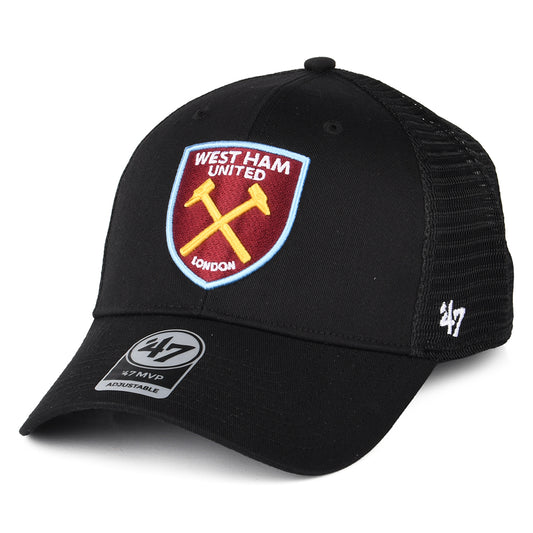 47 Brand West Ham United FC Trucker Cap - Branson MVP - Schwarz