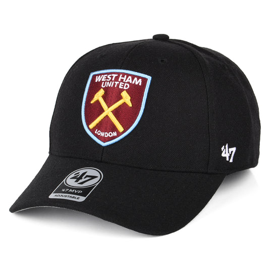 47 Brand West Ham United FC Baseball Cap - MVP - Schwarz