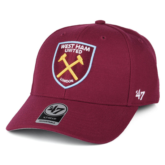 47 Brand West Ham United FC Baseball Cap - MVP - Kastanienbraun