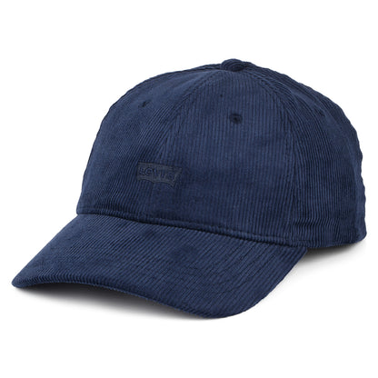 Levi's Holiday Kord Baseball Cap - Marineblau