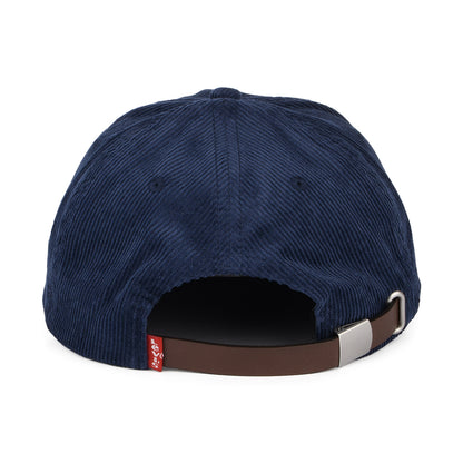 Levi's Holiday Kord Baseball Cap - Marineblau