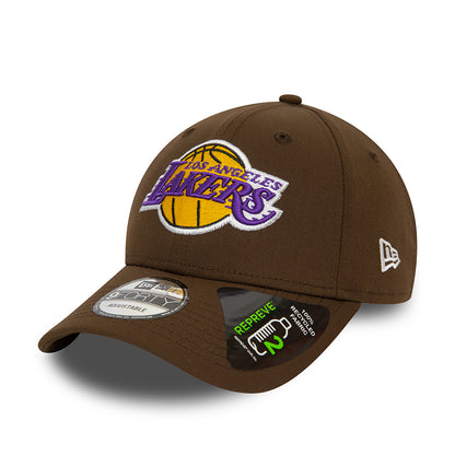 New Era 9FORTY L.A. Lakers Baseball Cap - NBA Repreve - Braun