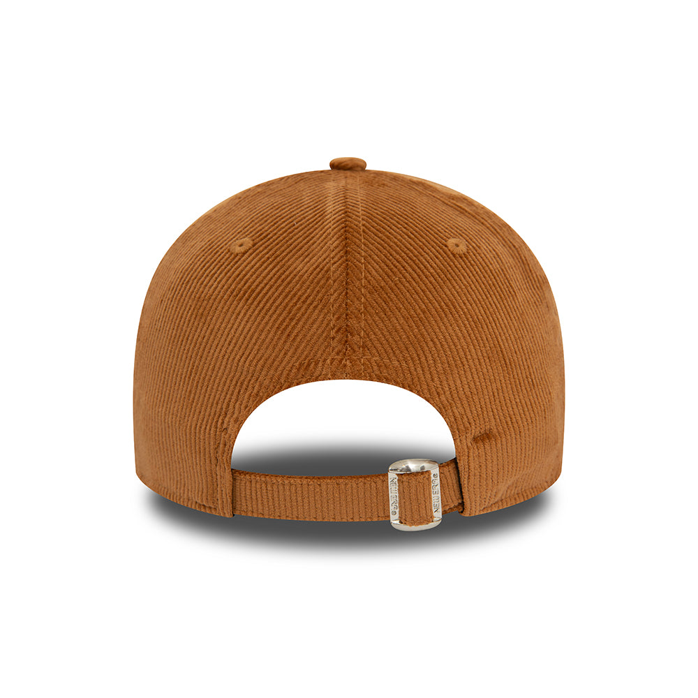 New Era 9FORTY New York Yankees Baseball Cap - MLB Cord - Toffee