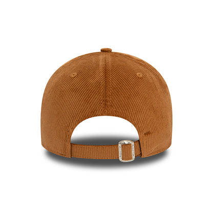 New Era 9FORTY New York Yankees Baseball Cap - MLB Cord - Toffee