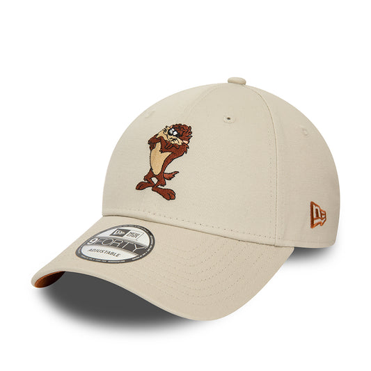 New Era 9FORTY Taz Baseball Cap - Looney Tunes Character - Steingrau