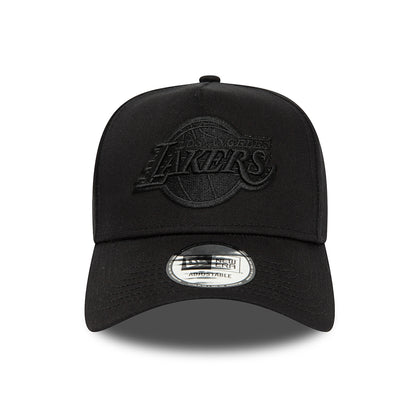 New Era 9FORTY A-Frame L.A. Lakers Snapback Cap - NBA Seasonal - Schwarz