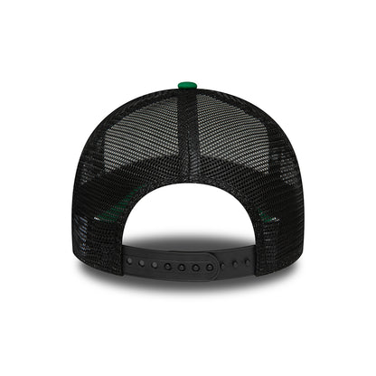 New Era A-Frame Boston Celtics Trucker Cap - NBA Retro - Weiß-Grün-Schwarz