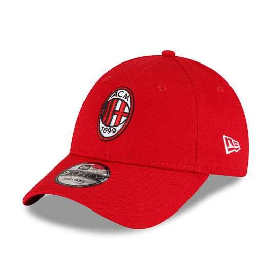 New Era 9FORTY AC Milan Baseball Cap - Core - Scharlachrot