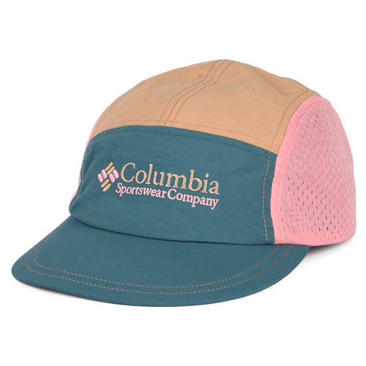 Columbia Wingmark Leichtgewicht 5 Paneelen Cap - Blau-Hellbraun-Rosa