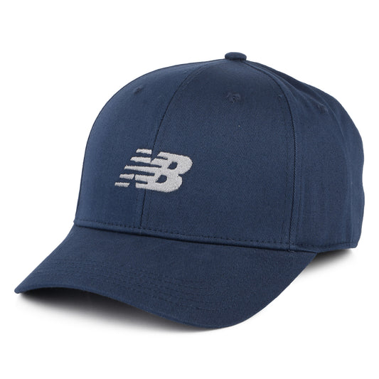 New Balance Strukturierte Snapback Cap aus Baumwolle - Marineblau