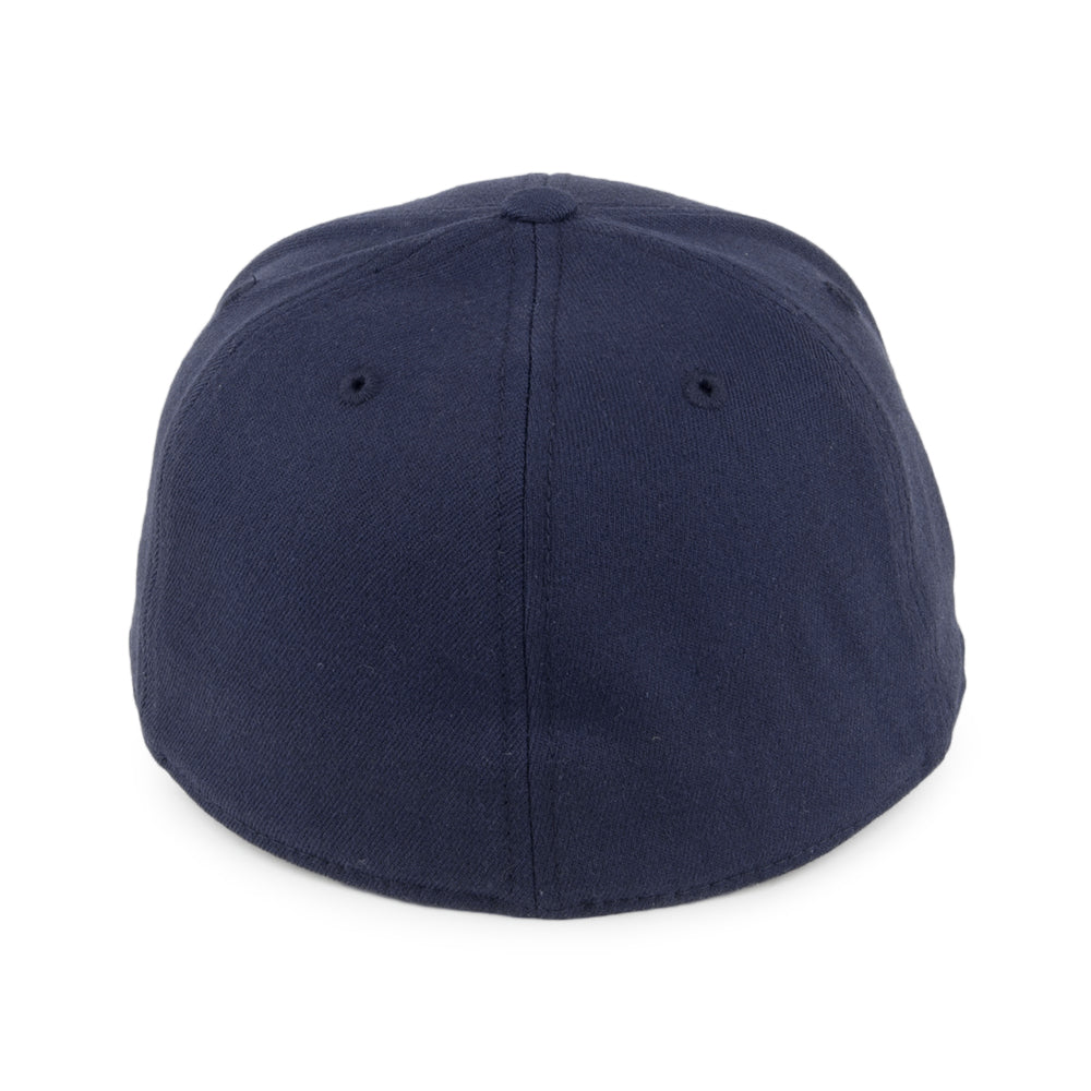 FlexFit Baseball Cap mit flachem Visier - Marineblau