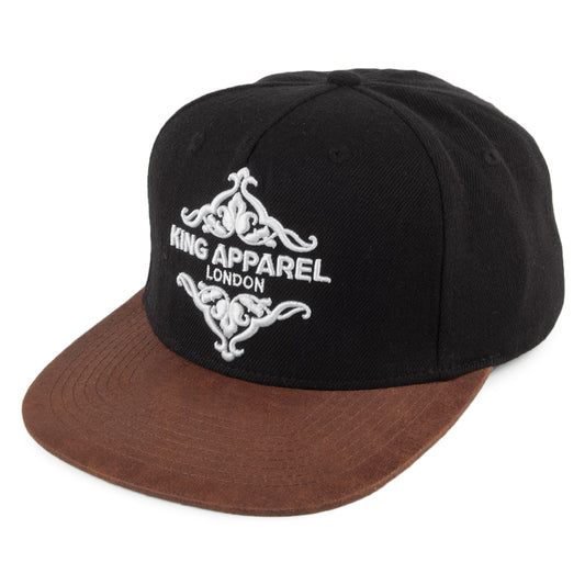 King Apparel Regal Cap - Schwarz-Braun